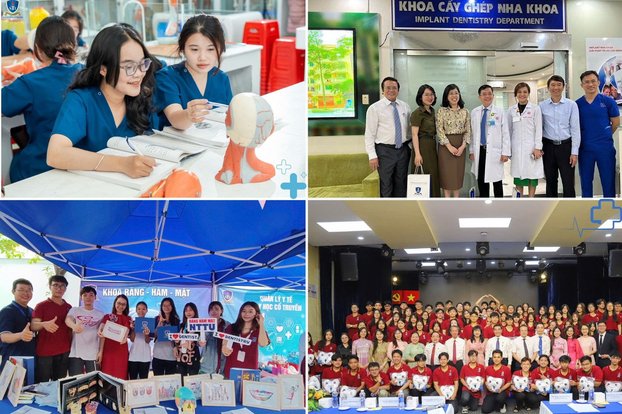 Một số hoạt động của sinh viên Khoa Răng Hàm Mặt Trường Đại học Nguyễn Tất Thành. Thiết kế: Ngọc Mai Ảnh khoa.jpg