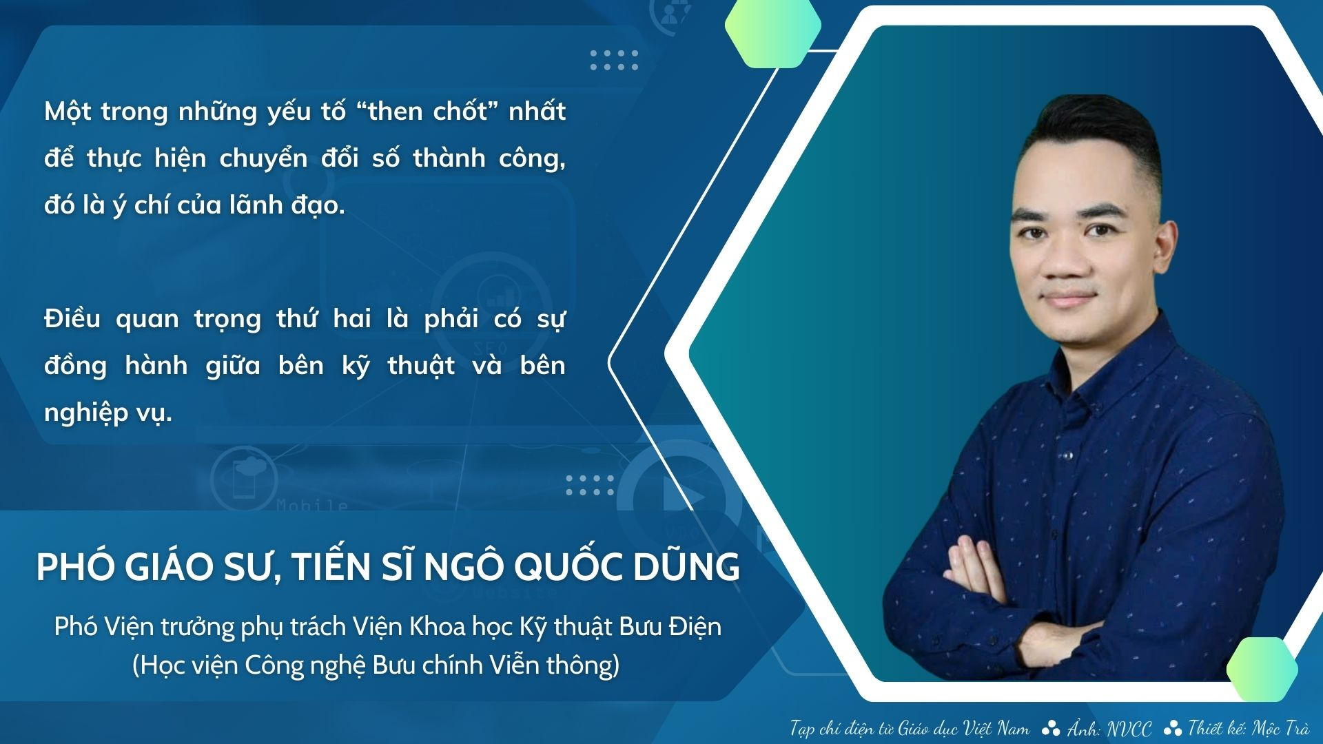 Nhân ngày Chuyển đổi số quốc gia 1010, Tiến sĩ Nguyễn Hà Huy Cường có một số kiến nghị nhằm phát huy hơn nữa hiệu quả của công tác chuyển đổi số trong các cơ sở giáo dục đại học. Chuyển đổi số khô (2).jpg