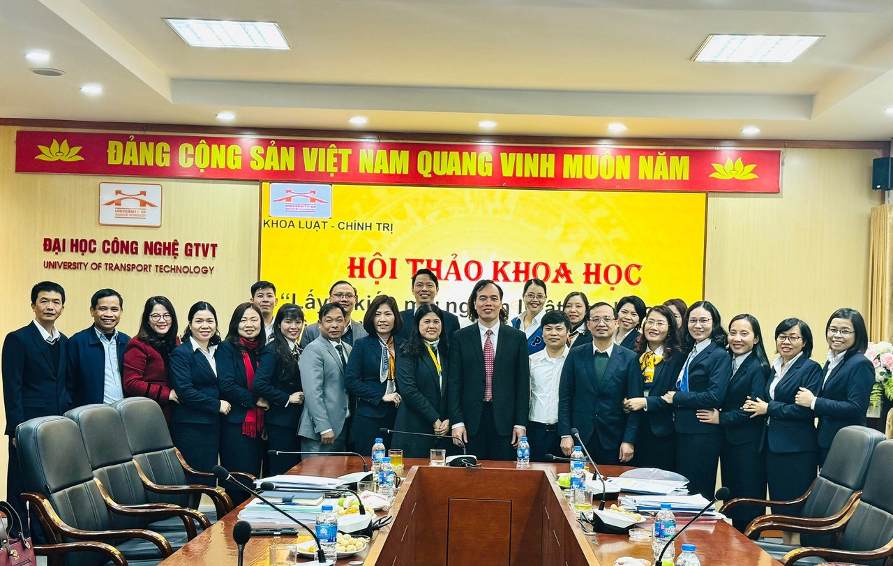 Nhiều chuyên gia, nhà khoa học đều cho rằng mở ngành Luật tại Trường Đại học Công nghệ Giao thông vận tải là phù hợp với xu thế phát triển. (Ảnh: NTCC) nganh-Luat.jpg