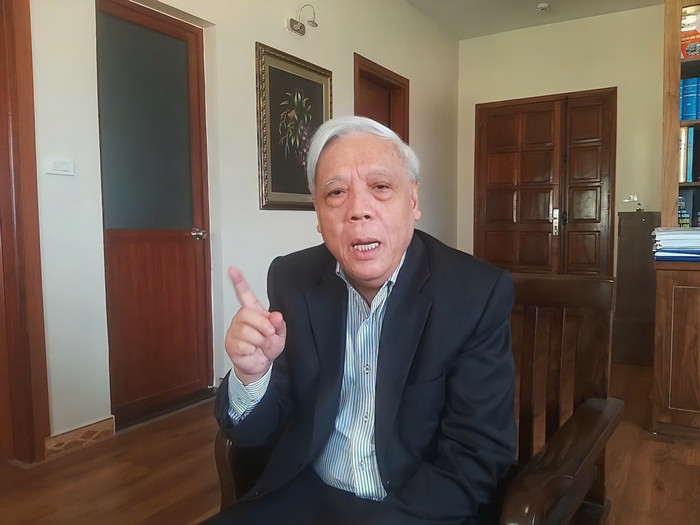 Phó Giáo sư, Tiến sĩ Nguyễn Trọng Phúc - nguyên Viện trưởng Viện Lịch sử Đảng (Học viện Chính trị Quốc gia Hồ Chí Minh). Ảnh: H.L.