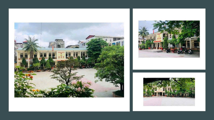 Cơ sở vật chất của trường ngày càng khang trang, hiện đại.