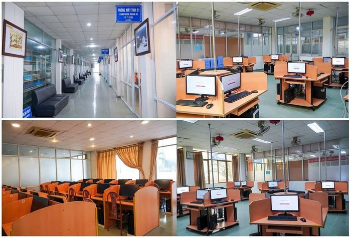 Phòng thực hành công nghệ thông tin của Trường Đại học Thái Bình. Ảnh: NTCC tbu-nganh-5.jpg