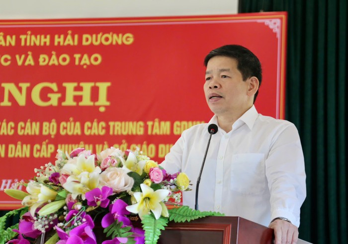 Ông Lương Văn Việt là Giám đốc Giám đốc Sở Giáo dục và Đào tạo Hải Phòng sau sáp nhập. Ảnh: Sở GD&ĐT Hải Dương image-10.jpg
