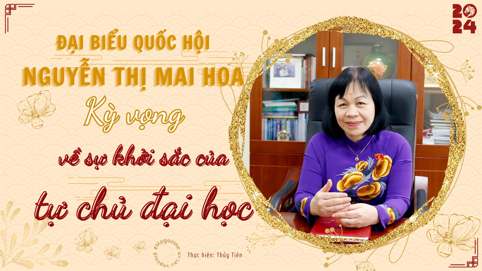 ĐBQH Nguyễn Thị Mai Hoa: Kỳ vọng về sự khởi sắc của tự chủ ĐH trong năm 2024