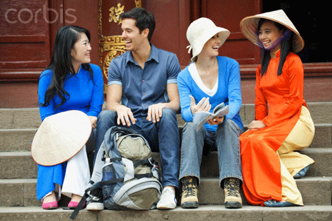Những nụ cười thân thiện. Những nụ cười thân thiện.