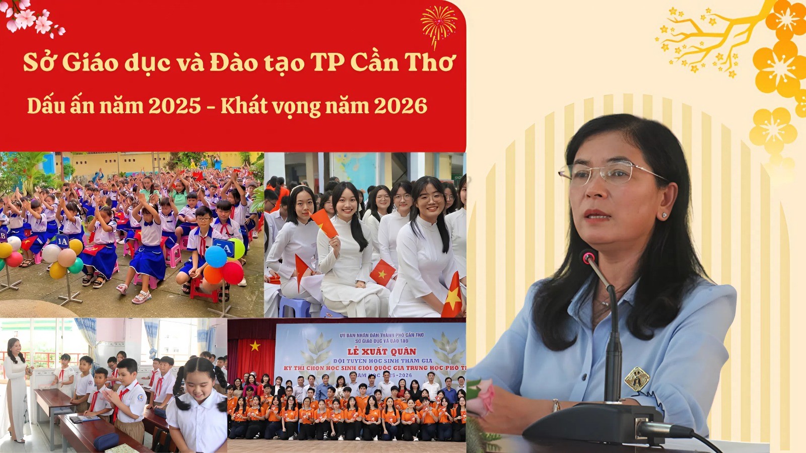 Lãnh đạo Sở GD&ĐT Cần Thơ: Năm 2026 hướng tới "ổn định - nâng chất - phát triển bền vững" giáo dục