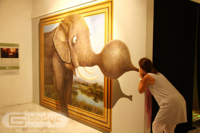 Những hình ảnh này khiến du khách tới thăm quan tỏ ra hết sức thích thú.