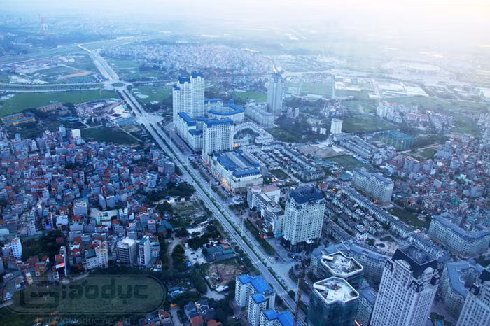 Khu đô thị cao cấp Mễ Trì (huyện Từ Liêm).