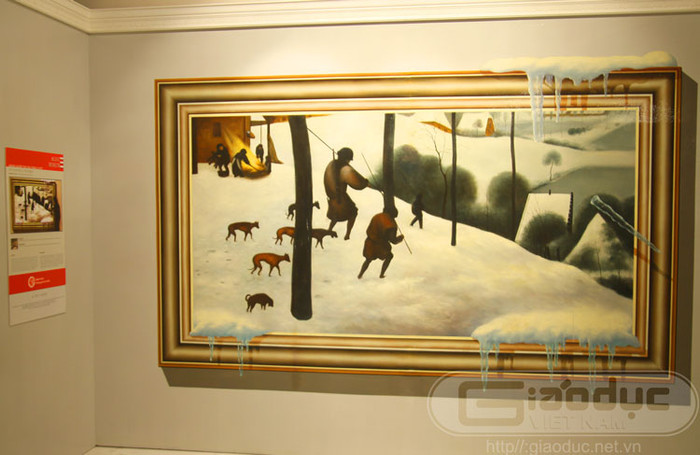 Những hình ảnh này khiến du khách tới thăm quan tỏ ra hết sức thích thú.