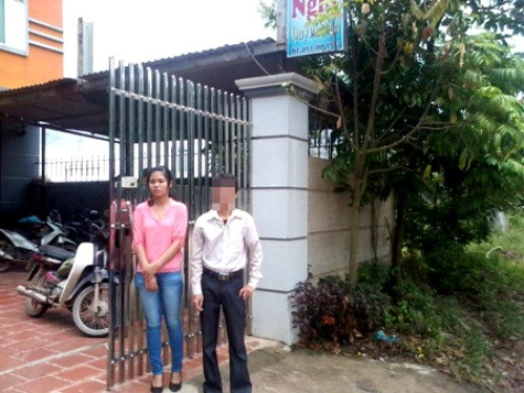 Nhà nghỉ Quỳnh Nga, nơi các đối tượng đưa anh Đ. tới để dàn xếp. (Ảnh do CQCSĐT cung cấp)