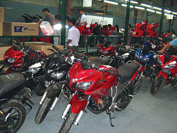 Thị trường xe máy ế ẩm... (Ảnh: Trần Nhã)