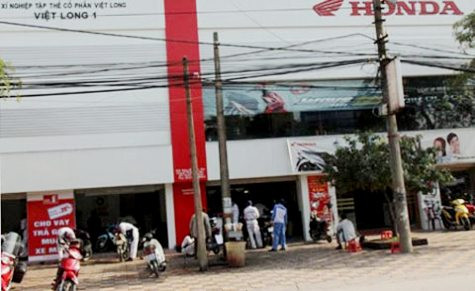 Đại lý ủy quyền của Honda nơi chị Quỳnh mua chiếc xe Dream ngày 31/3.