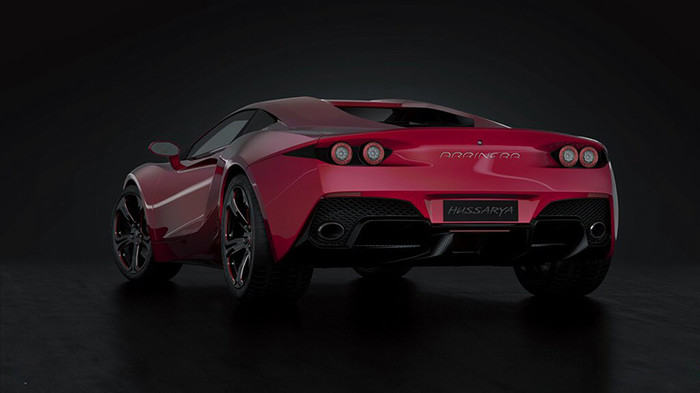 Nếu như phần đầu của xe giống với những siêu xe của Lamborghini thì phần đuôi xe lại có ngoại hình "y hệt" với đuôi của một số mẫu xe của Ferrari. Tuy nhiên, Arrinera Hussarya không phải hoàn toàn giống với hai mẫu xe của Lamborghini và Ferrari mà còn là sự lai tạp thiết kế của một vài dòng xe khác. Nếu như phần đầu của xe giống với những siêu xe của Lamborghini thì phần đuôi xe lại có ngoại hình "y hệt" với đuôi của một số mẫu xe của Ferrari. Tuy nhiên, Arrinera Hussarya không phải hoàn toàn giống với hai mẫu xe của Lamborghini và Ferrari mà còn là sự lai tạp thiết kế của một vài dòng xe khác.