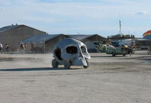 Xe được lấy ý tưởng từ sọ đầu lâu.