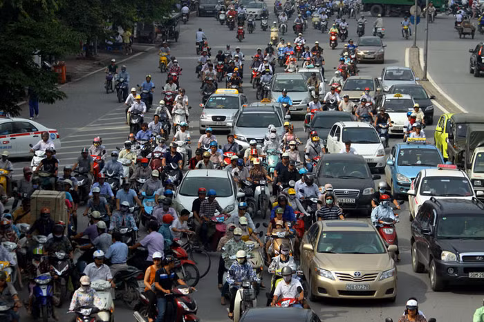 Nhiều điểm giao thông đã xảy ra xung đột giữa các luồng xe.