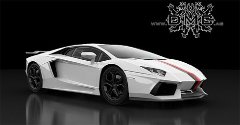 Lamborghini Aventador với gói độ của DMC. Lamborghini Aventador với gói độ của DMC.