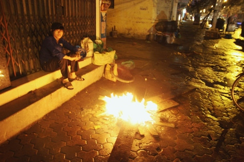 Các tỉnh miền Bắc có nơi nhiệt độ giảm còn 3 độ C. Hà Nội rét hại. (Ảnh NP) Các tỉnh miền Bắc có nơi nhiệt độ giảm còn 3 độ C. Hà Nội rét hại. (Ảnh NP)