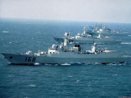 Trung Quốc luôn thể hiện sức mạnh quân sự lớn tại khu vực tranh chấp