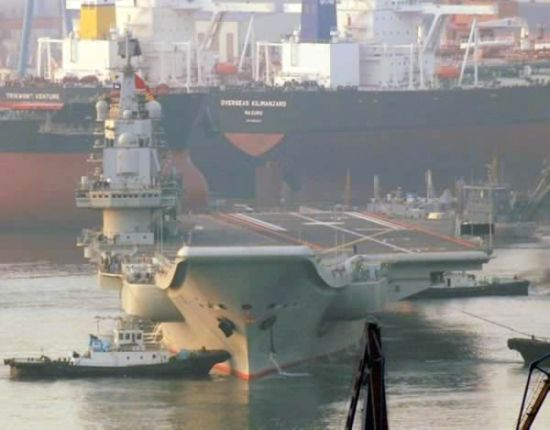 Tàu sân bay Variag bí mật thử nghiệm lần thứ 8 Tàu sân bay Variag bí mật thử nghiệm lần thứ 8