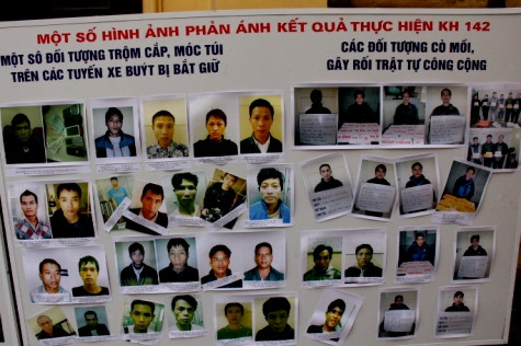 Các đối tượng tội phạm bị bắt giữ. Các đối tượng tội phạm bị bắt giữ.