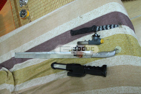 Tang vật thu giữ được tại phòng ở của các đối tượng.