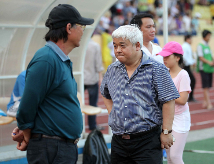 Bầu Kiên đã nếm trải nhiều cung bậc cảm xúc cùng CLB Hà Nội.(ảnh VSI) Bầu Kiên đã nếm trải nhiều cung bậc cảm xúc cùng CLB Hà Nội.(ảnh VSI)