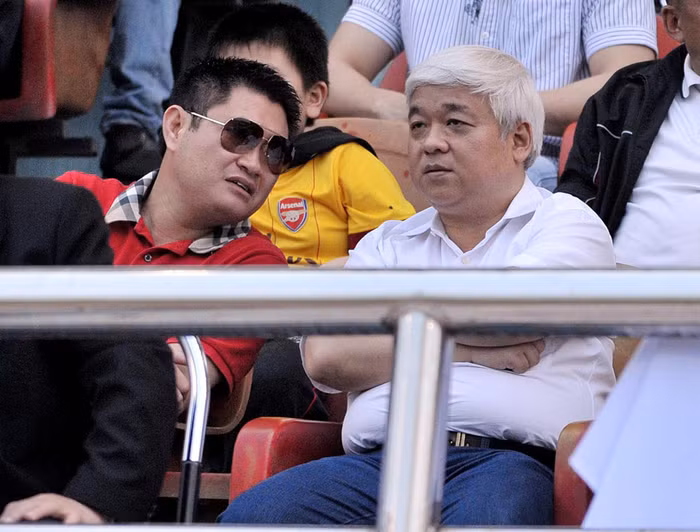 Bầu Kiên và bầu Thụy (Sài Gòn Xuân Thành).(ảnh VSI)