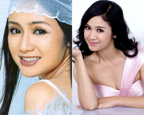 Thu Hà (1969) Thu Hà mang vẻ đẹp hoàn hảo của người con gái xứ Bắc, khuôn mặt hồn hậu, ánh mắt gợi tình và nụ cười quyến rũ. Đi qua nhiều trắc trở trong hôn nhân nhưng dường như không yếu tố nào có thể làm ảnh hưởng đến nhan sắc "chim sa cá lặn" của chị. Thỉnh thoảng lại thấy Thu Hà xuất hiện trong những event cùng với những sao trẻ và chị luôn luôn nổi bật trong ánh mắt ngưỡng mộ của công chúng.