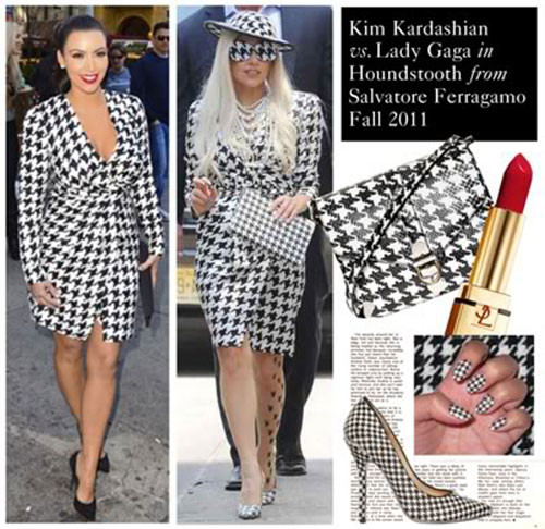 Như hình ảnh của Kim Kardishian hay Lady Gaga dưới đây. Hai cô nàng với hai cây họa tiết nổi bần bật trên phố. Như hình ảnh của Kim Kardishian hay Lady Gaga dưới đây. Hai cô nàng với hai cây họa tiết nổi bần bật trên phố.