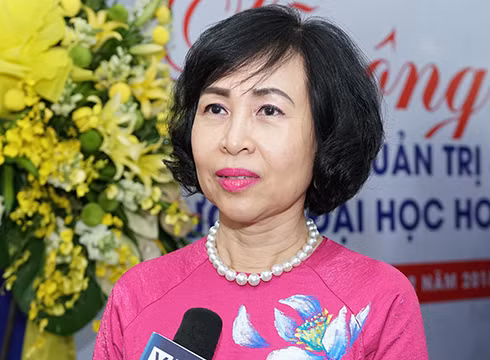 Giáo sư Mai Hồng Quỳ, Hiệu trưởng Trường Đại học Hoa Sen, Thành phố Hồ Chí Minh (ảnh: P.L)