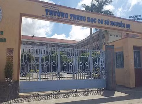 Trường trung học cơ sở Nguyễn Du, thành phố Rạch Giá, tỉnh Kiên Giang (ảnh: P.L)