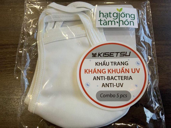 Khẩu trang KISETSU được Công ty cổ phần Trúc Quang sản xuất