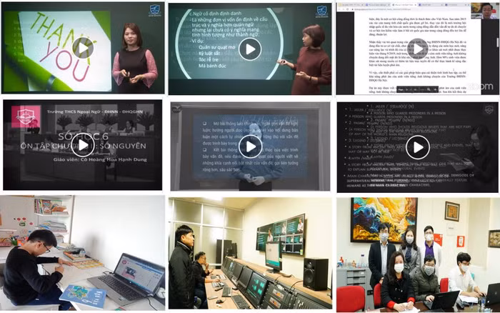 Sự khác biệt lớn nhất là học trực tuyến có sự tương tác giữa giáo viên với học sinh, trong khi bài giảng trên truyền hình chỉ có một chiều. (Ảnh minh hoạ: Ulis.vnu.edu.vn)