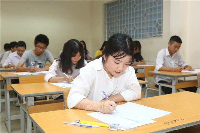 Thí sinh là bài thi trong kỳ thi trung học phổ thông quốc gia. (Ảnh minh họa: TTXVN) Thí sinh là bài thi trong kỳ thi trung học phổ thông quốc gia. (Ảnh minh họa: TTXVN)