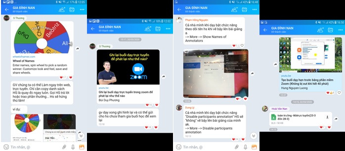 Hình ảnh “thả tim” động viên của giáo viên, học sinh với cô Hoa sau tiết dạy đầu tiên (Ảnh kỷ yếu nhà trường) Hình ảnh “thả tim” động viên của giáo viên, học sinh với cô Hoa sau tiết dạy đầu tiên (Ảnh kỷ yếu nhà trường)