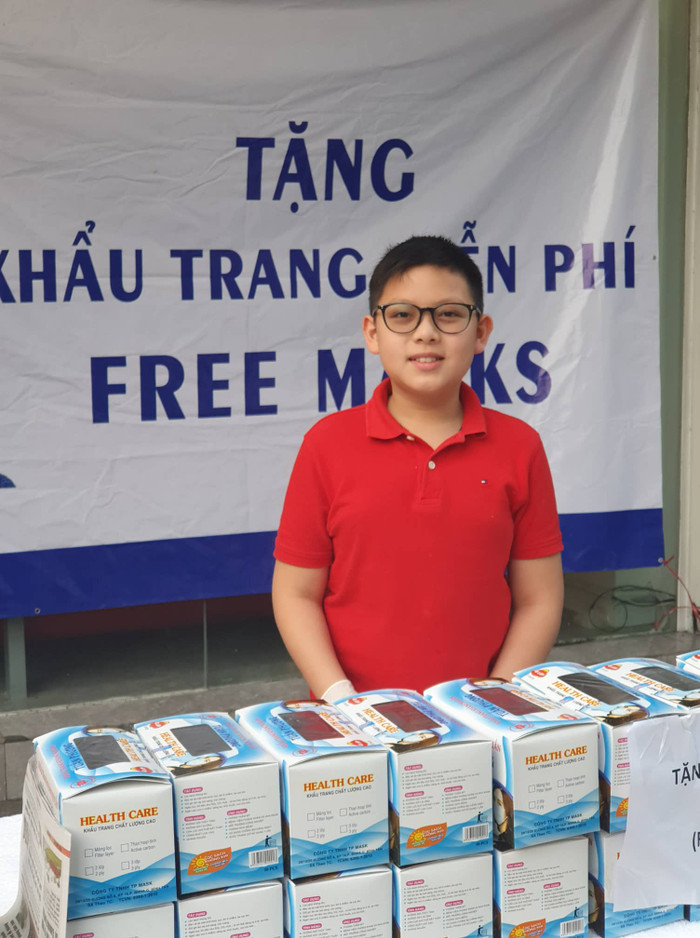 Cậu bé Andy khiêm tốn nói rằng: Việc làm của mình vẫn còn bé nhỏ (Ảnh:NVCC) Cậu bé Andy khiêm tốn nói rằng: Việc làm của mình vẫn còn bé nhỏ (Ảnh:NVCC)