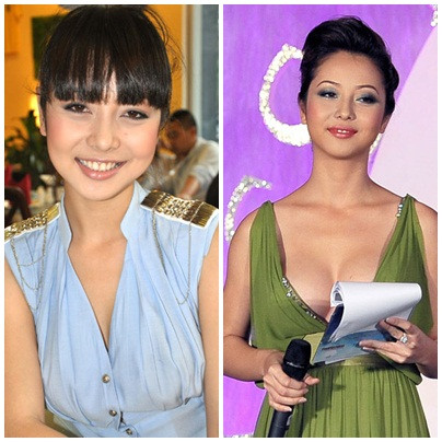 Ngày xưa, dù vòng 1 không được căng tròn như bây giờ, nhưng Jennifer Phạm dễ thương và đáng yêu hơn rất nhiều.