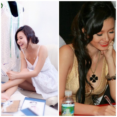 Ngọc nữ Midu thỉnh thoảng cũng khiến công chúng "giật mình" trước sự thay đổi rõ rệt ở vòng 1