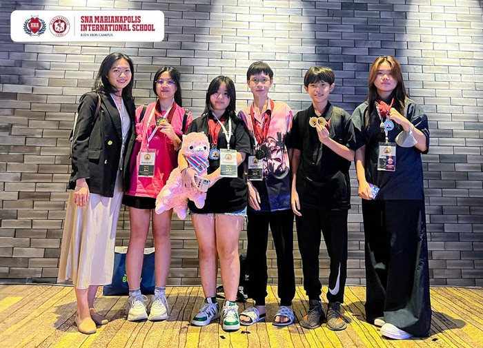 Học sinh SNA Marianapolis tại Lễ bế mạc The World Scholar’s Cup