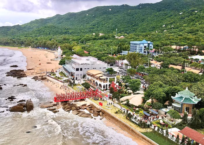 Trân Châu Beach &amp; Resort nhìn từ trên cao
