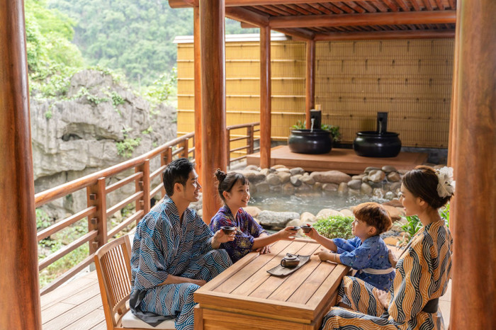 Khu villa mới đem dòng khoáng nóng tự nhiên giàu giá trị của Quang Hanh dẫn mạch vào từng căn biệt thự Khu villa mới đem dòng khoáng nóng tự nhiên giàu giá trị của Quang Hanh dẫn mạch vào từng căn biệt thự