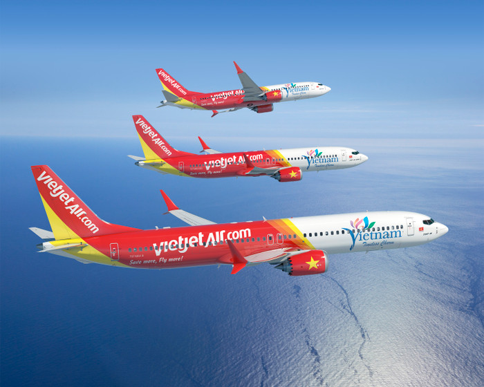 Các tàu bay Boeing hiện đại của Vietjet Các tàu bay Boeing hiện đại của Vietjet