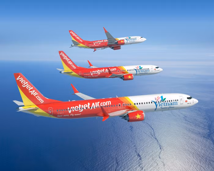 Các tàu bay Boeing hiện đại của Vietjet