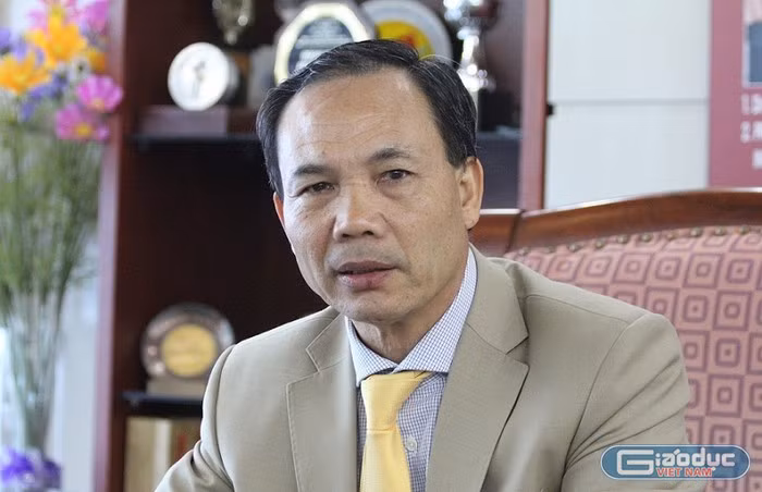 Tiến sĩ Nguyễn Tiến Luận, Hiệu trưởng Trường Đại học Nguyễn Trãi. Ảnh: N.Q