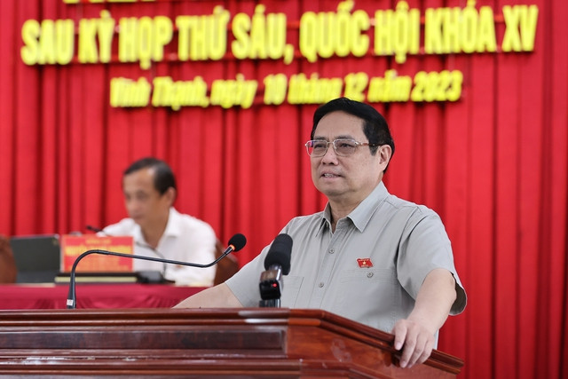 Thủ tướng khẳng định, Đảng và Nhà nước luôn tôn trọng, bảo đảm, bảo vệ quyền con người, quyền công dân. Ảnh: VGP/Nhật Bắc Thủ tướng khẳng định, Đảng và Nhà nước luôn tôn trọng, bảo đảm, bảo vệ quyền con người, quyền công dân. Ảnh: VGP/Nhật Bắc