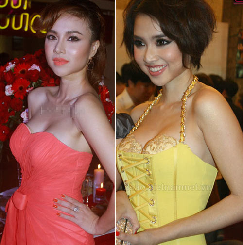 Khuôn ngực được Đinh Ngọc Diệp khoe hết cỡ tại các sự kiện Khuôn ngực được Đinh Ngọc Diệp khoe hết cỡ tại các sự kiện