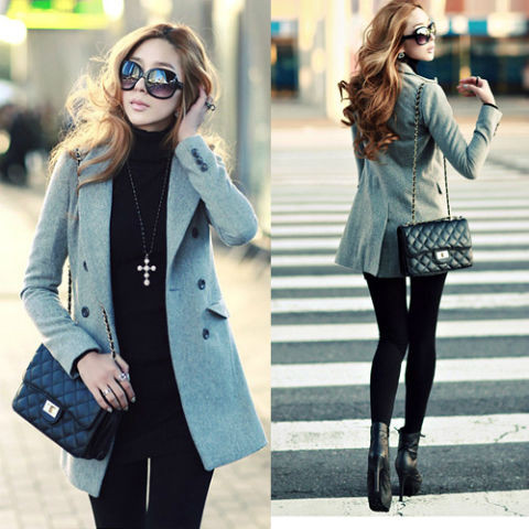 Áo cổ lọ vừa giúp các quý cô giữ ấm, lại giúp che phần lớn khuyết điểm của cơ thể