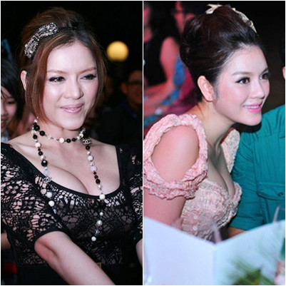 ... Lý Nhã Kỳ khiến người khác không thể rời mắt khỏi những chiếc áo cổ sâu khoe ngực thế này. ... Lý Nhã Kỳ khiến người khác không thể rời mắt khỏi những chiếc áo cổ sâu khoe ngực thế này.