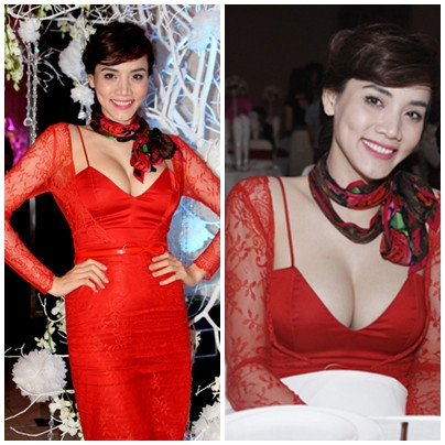 Là mỹ nhân sở hữu một khuôn ngực bánh dày đáng mơ ước của Vbiz Là mỹ nhân sở hữu một khuôn ngực bánh dày đáng mơ ước của Vbiz