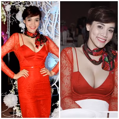 Là mỹ nhân sở hữu một khuôn ngực bánh dày đáng mơ ước của Vbiz Là mỹ nhân sở hữu một khuôn ngực bánh dày đáng mơ ước của Vbiz